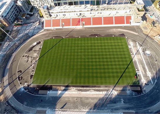 drone photo of the entire field 2015 Pan Am Games